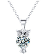 Zircon Owl Pendant Female – Jewelry Gift Ideas — 1