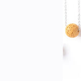 Simple Wild Volcanic Stone Round Bead Necklace – Jewelry Gift Ideas — 10