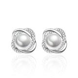 Shell Pearl Twist Earrings – Thoughtful Gifts — 6