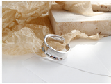 Simple Small Irregular Concave S925 Silver Ring – Unique Gift Ideas — 6