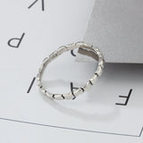 Fine bamboo forefinger sterling silver ring – Meaningful Gifts — 2
