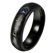 Crown couple diamond ring – Gifts for Couples — 4