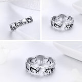 Vintage inlaid Sterling Silver Ring – Special Occasion Gifts — 4
