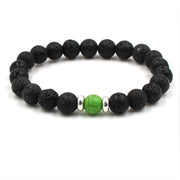 Volcanic Stone Bracelet Chakra Yoga 8mm – Jewelry Gift Ideas — 10