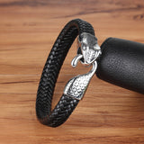 Stainless Steel Snake Scalp Bracelet Men's – Jewelry Gift Ideas — 4