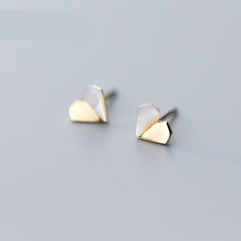 Simple Personality Shell Stud Earrings Women – Gifts for Her — 1