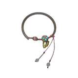 Natural Chalcedony Bracelet Dreamcatcher Original – Jewelry Gift Ideas — 4