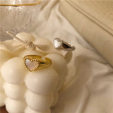 Temperament Shell Love Ring Female 925 Silver – Gifts for Her — 4