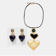 Exaggerated oil drop earring necklace – Jewelry Gift Ideas — 6
