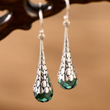 S925 Sterling Silver Drop Earrings With Retro – Holiday Gift Ideas — 5