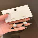 Sterling Silver Pearl Earrings Female Korean – Gifts for Her — 4