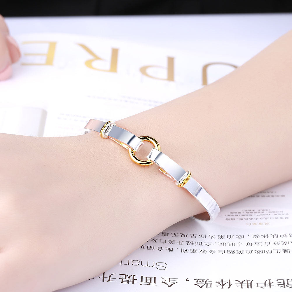 925 silver plated color separation O bracelet – Jewelry Gift Ideas — 1