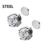Stainless Steel Studs No Pierced Earring Ear Clip – Jewelry Gift Ideas — 8