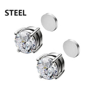 Stainless Steel Studs No Pierced Earring Ear Clip – Jewelry Gift Ideas — 8