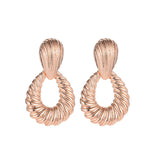 Alloy Plated Water Drop Shaped Eardrops – Useful Gifts — 7
