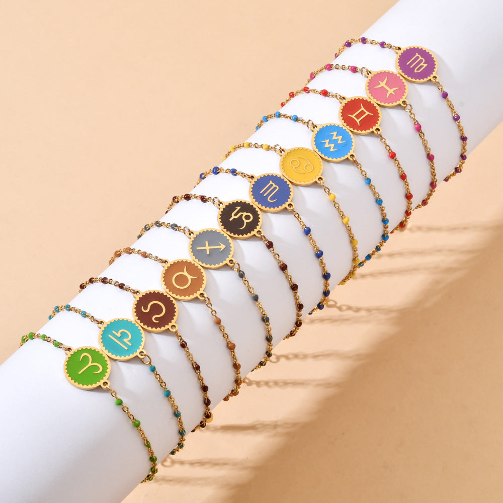 Stainless Steel Oil Dripping Bracelet Female – Jewelry Gift Ideas — 1