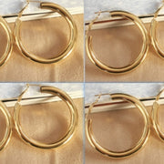Simple European American Circle Earrings Alloy – Practical Gifts — 2
