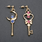Love Stud Earrings Long Asymmetrical Earrings – Gifts for Couples — 2