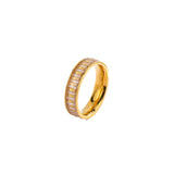 Rhinestone Titanium Steel Ring For Women – Gifts for Her — 6