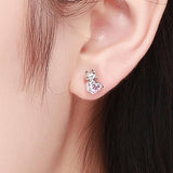 S925 Sterling Silver Cute Cat Jewelry Earrings – Jewelry Gift Ideas — 4