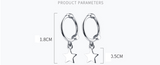 Pentagram ear ring star earrings – Useful Gifts — 6