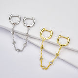 Women's Fashion Tassel Double Circle Rag Earrings – Stylish Gifts — 1
