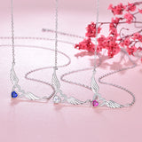 S925 Sterling Silver Angel Wing Necklace Female – Jewelry Gift Ideas — 4
