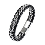 Stainless steel leather hand-woven rope – Unique Gift Ideas — 2
