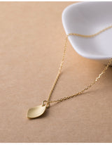 Diamond Curved Pendant Necklace – Jewelry Gift Ideas — 6