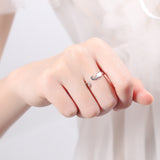 Women's Sterling Silver Dolphin Shape Ring – Gifts for Her — 3