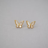 Shell mother butterfly earrings – Gifts for Her — 6