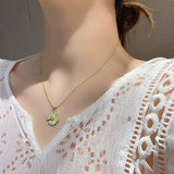 Temperament Flower Pendant Decorated Clavicle – Jewelry Gift Ideas — 1