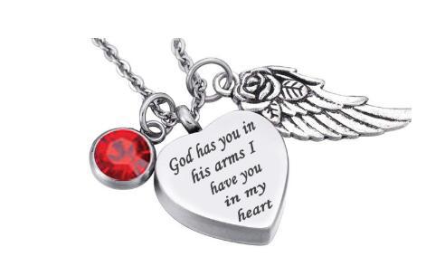 Stainless Steel Perfume Bottle Ashes Pendant – Jewelry Gift Ideas — 1