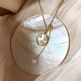 Simple Temperament Of Round Shell Necklace – Jewelry Gift Ideas — 3
