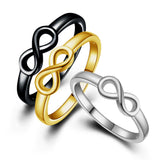 Jewelry Ring 8-character Korean Ring Golden – Jewelry Gift Ideas — 2