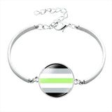Rainbow Strip Time Gem Bracelet Alloy Bracelet – Jewelry Gift Ideas — 7