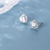 Fashion Love Diamond S925 Silver Earrings Women – Stylish Gifts — 4