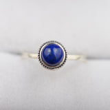 S925 silver lapis lazuli silver ring – Surprise Gifts — 2