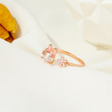 Beautiful Girl Heart Flower Index Finger Ring – Jewelry Gift Ideas — 2