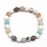 White loose black scrub bracelet – Jewelry Gift Ideas — 4