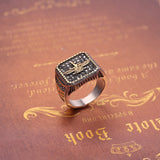 Retro Inlaid Teaching Men's Fashion Retro Ring – Stylish Gifts — 15