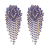 Long tassel inlaid earrings – Holiday Gift Ideas — 3