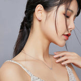 Sterling Silver Two Piece Earring Necklace – Jewelry Gift Ideas — 4