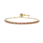 Women's Colored Oil Drop Eye Bracelet Adjustable – Jewelry Gift Ideas — 3