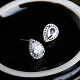 Diamond zircon earrings – Gift Ideas — 3