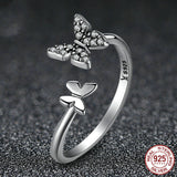 Popular Flying Butterfly S925 Sterling Silver Ring – Gifts for Her — 5