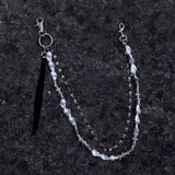 Retro Punk Metal Pearl Niche Waist Chain – Meaningful Gifts — 3