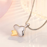 Gold Plated Color-separated Lightning Pendant – Jewelry Gift Ideas — 4
