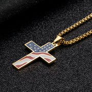 Flag Cross Necklace – Jewelry Gift Ideas — 1
