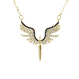 Guardian Angel Diamond Ring Necklace Earrings – Jewelry Gift Ideas — 2